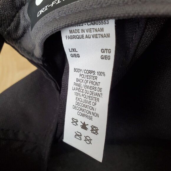 Nike Dri Fit Club Cap Structured Swoosh Hat Black White SZ L/XL Adult FV5563 010 - Picture 14 of 15
